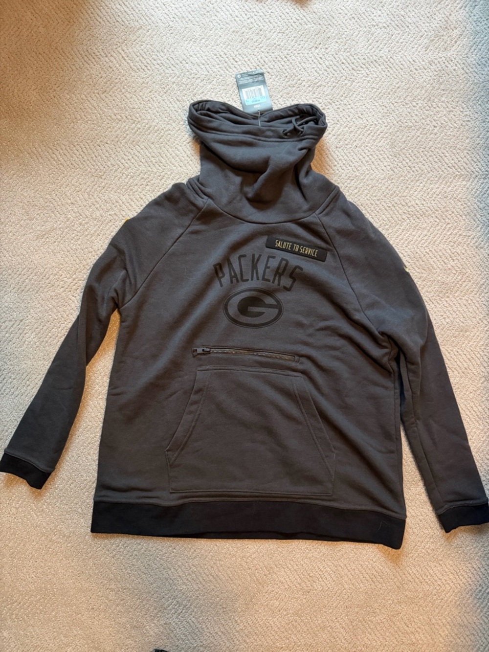 Women’s Green Bay Packers Salute to Service Pullover Hoodie - NWT - Medium